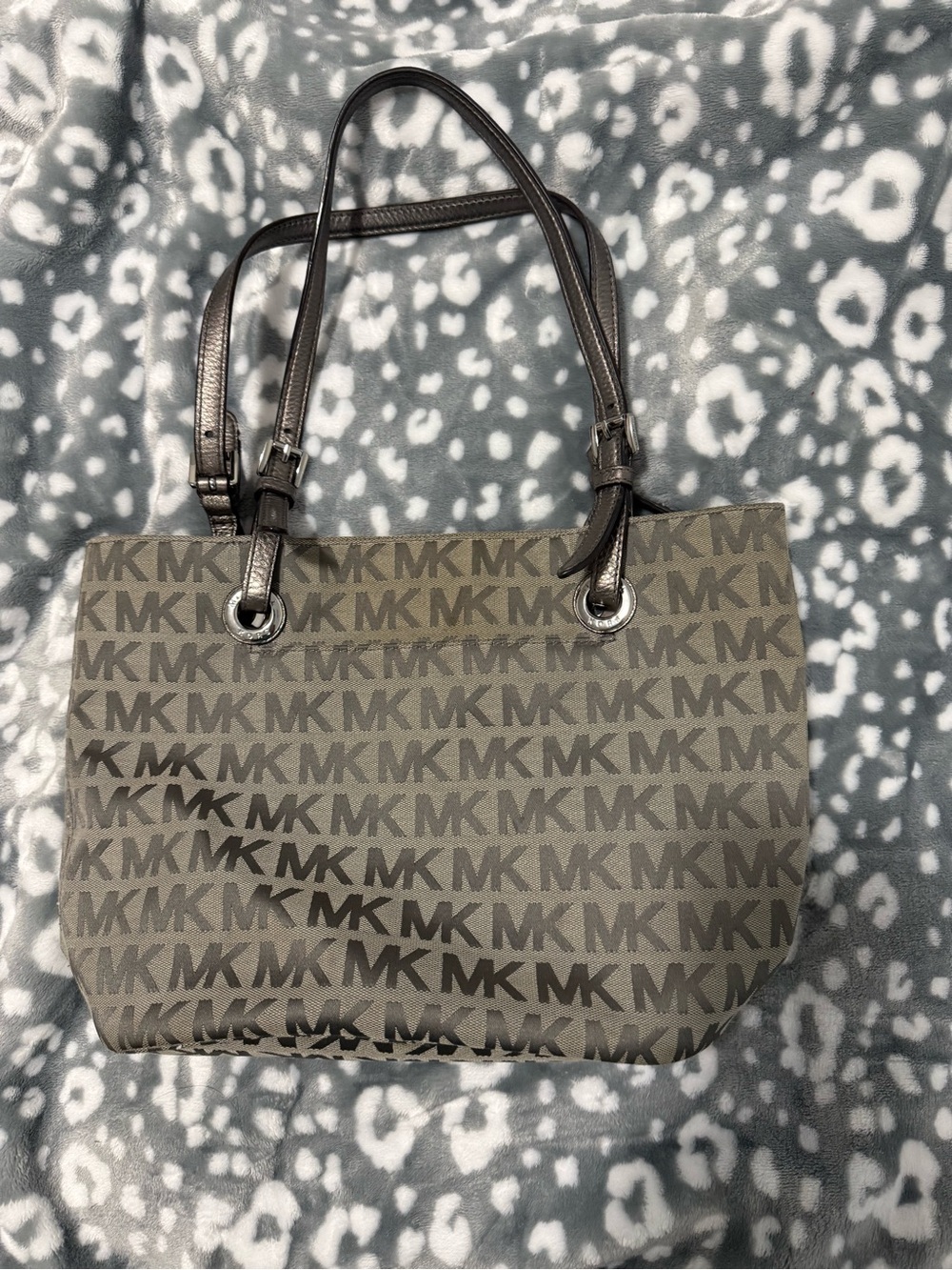 Michael Kors Brown Logo Tote Bag